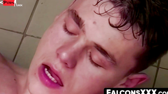 Pool Side Anal Threesome with Hunky Czech Guys