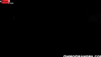 Grandpas Secret Crush - Brunette Teen Sucks Old Man's Dick
