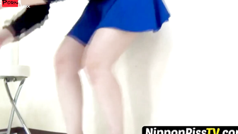 Japanese Babe's Public Pee Party" or "Bubbly Beauties: A Gang of Brunette Babes in Wet Action