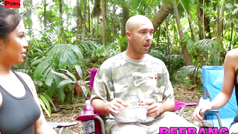 Camping Trip porn video – Campfire Stories - Babes Share A Campers Secret