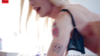 TS Jenna's Ass Wrecking - Brother's Friend Fucks Her Hard