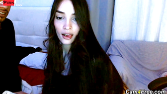 Amature Girl Next Door Sucks Her Boyfriend's Dick In POV Style
