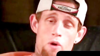 Hot Muscle Stud Shooting A Load After Intense Solo Play