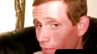 Hot Muscle Stud Shooting A Load After Intense Solo Play