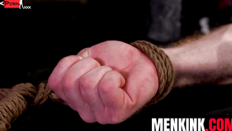 Bald Dominant Gunner Stones Submissive Slave Training - Extreme Bondage & Fisting