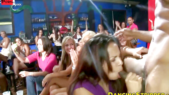 Amateur Strip Club Orgy - Group Sex Party with Big Boobs