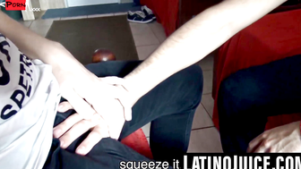 Huge-Dick Latin Stud Fucks Straight Guy For Cash In Hot Threesome