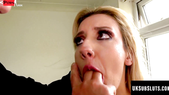 UK Sub Sluts #1234567890 - Rough Dominated Brit Babe Gets Spanked And Fucked