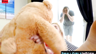 Petite Slut Sierra Lust Gets Her Pussy Stretched By A Huge Dick In Doggy Style