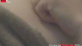 Japanese Bombshell Enjoys Solo Time - homemade Captures Masturbation