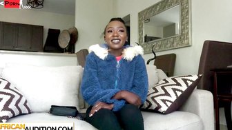 Big Booty Black Teen Rides BBC in Gloryhole