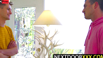 Next Door XXX's Hunky Muscle Bear Fucks Big Dick Stud