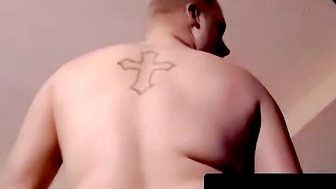 JBONE's Oiled Up Solo Session - Big Load of White Ropes