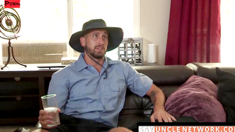 Three-Way Spunkfest: Bareback Threesome with Stepfather's Twins