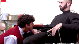 Priest's Confession - Young Man Reveals Dark Secrets To Old Priests Eyes