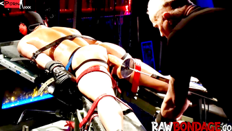Bondaged Slave Boy's Ass Fucked by Dominatrix on Sex Machine - Domination BDSM Fantasy with Devin-Franco