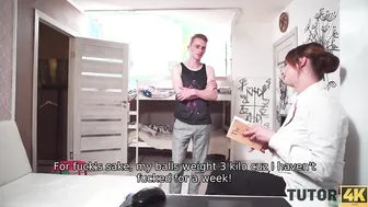 TUTOR4K. Instead of going at party fellow has an affair