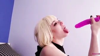 Slutty Artoria Saber Drooling because of Deep Throat fellatio
