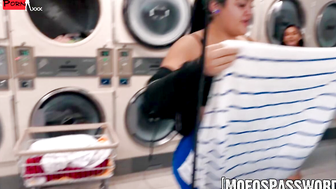 Sluty Laundry Mat Sex - Hot Blonde Babe Seduced By Huge Dick For A Wild Ride