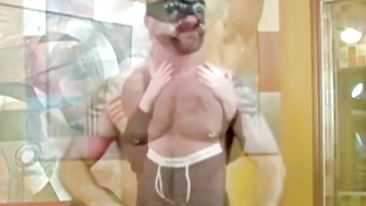 Masked Hairy Stud Gets Fucked Hard By Skilled Gay Buddy