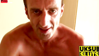 UK Sub Slut's Rough Anal Play Session With Finger-Fucking & Deepthroat Blowjob
