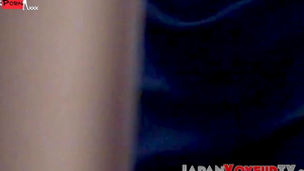 Exotic4K - Hot Asian teen gets caught in public bathroom while masturbating
