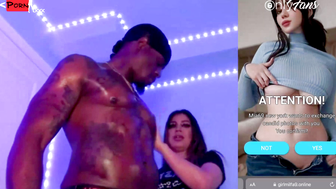 Anal Threesome FFM - Big Ass Blonde MILF Sucks & Rides Huge Black Dick POV