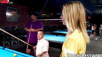 Billards Babe - Pool Table Fuck With Big Dick & Deepthroat Blowjob