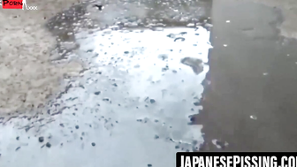 Peeing Freaks #3 - Hot Asian Bombshell Pisses on Strangers