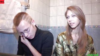 Redheaded Russian Babe 'Abbey' Gets Fucked Hard In A Steamy Shower