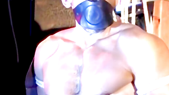 Rough Domination - Bondage Slut Faceslapped And Throated By Dominant Top