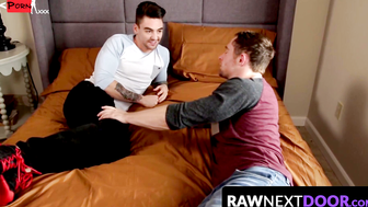 Raw Next Door Hunks Fuck Hard in Bedroom