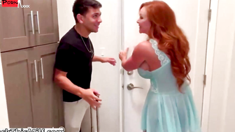 Mature Milf Makes Young Lover Sweat With Her Big Boobs & Sexual Skills