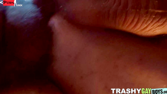 Hairy Hunk's Ass Fucking - Shaving Cuties Pussy Before Anal Sex