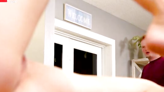 DaisyFox Kitchen Adventure - Curious Teen Explores The Fridge For A Snack