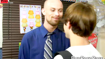 Twinks In Uniform #2 - Teacher's Pet Gets A Hard Lesson