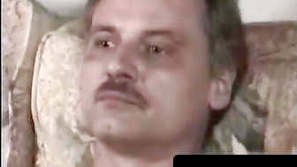 Hairy Old Man Jerks Off Solo - Close-Up View Of His Huge Dick