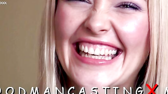 Blond Bombshell Loves Hard Core Sex - Sensual Blowjob & Doggy Style Fucking