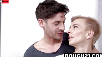 Mature MILF Seduced By Young Stud - Hard Core Sex With Older Woman