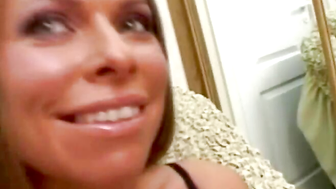 Brunette Babe Tiffany Fox Sensual Striptease & Masturbation POV