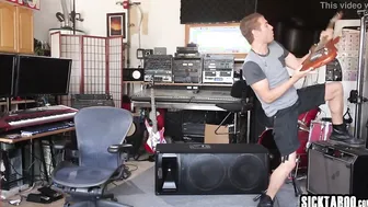 Perverted musician boned fan Valentina Nappi so rough inside his filthy studio