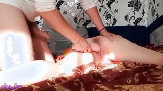 After Rubs get an Orgasm with Double Penetration