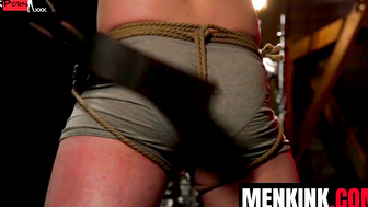 Bondaged BDSM Domination - Leather Fetish Sex With Big Dick Pornstar Mike Romano