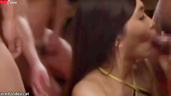 Groupie Gangbangs - Teenage Cuties Get Fucked Hard By A Group Of Guys