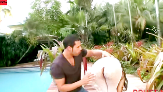 Four-some hot babes share one lucky guy in an intense orgy