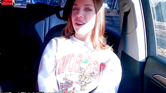 PublicAgent HOT Blonde Babe Gives A Sensual & Passionate Deepthroat For Cash