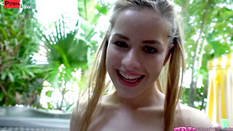 Step-Dad's Gift - Sexy Lingerie & Blowjob Surprise For Birthday Girl