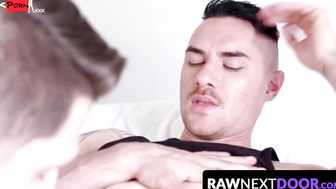 Fitness Jock's Ass Drilling Gets Sloppy" or "Raw Next Door Hunk Romantic Anal Sex