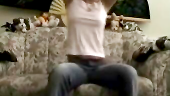 Hot Babe Strips Down Naked In A Sexually Charged Solo Scene