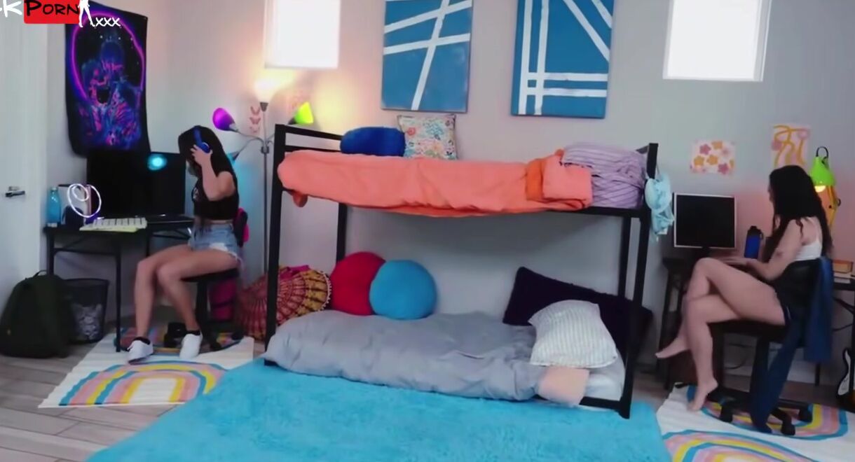 College Dorm Room Invasion - Teen Faces Huge Surprise With A Big Dick